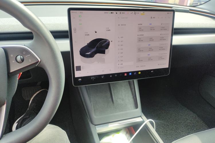 Used Tesla Model 3 2023 Rear-Wheel-Drive Version Audio And AC Panel