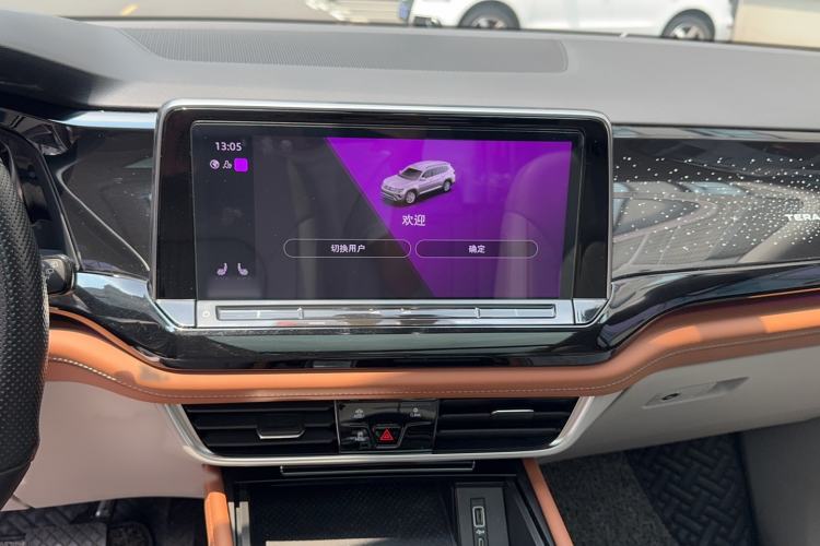 Used Volkswagen Teramont 2021 380TSI Four-Wheel Drive Prestige Luxury Edition Audio And AC Panel