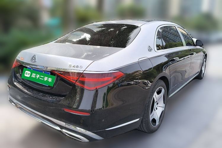 Used Mercedes-Benz Maybach S-Class 2023 S 480 4MATIC Rear Right 45 Deg