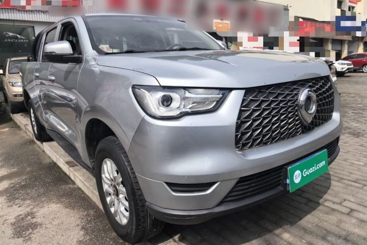 Used Great Wall Poer 2019 2.0T Commercial Version Manual Diesel Two-Wheel Drive Elite Long-Box GW4D20M Front Right 45 Deg
