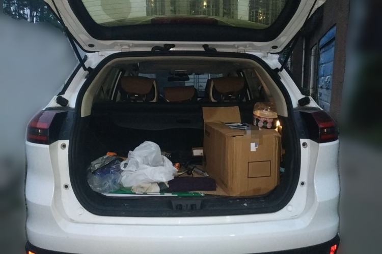 Used Geely Auto Emgrand X7 Sport 2018 1.8TD Automatic Two-Wheel Drive Smart Connect 4G Internet Edition Trunk