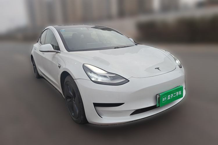 Used Tesla Model 3 2020 Standard Range Rear-Wheel Drive Upgraded Version Front Right 45 Deg