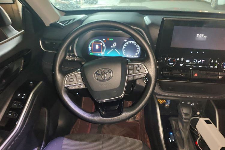 Used Toyota Highlander 2024 2.5L Smart Electric Hybrid Dual-Motor Two-Wheel-Drive Elite Edition 5 Seats Steering Wheel