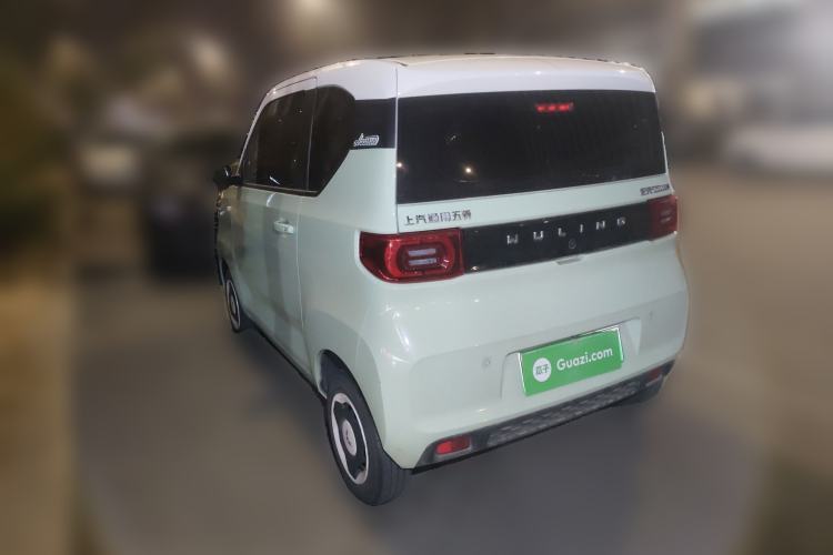 Used Wuling Hongguang MINIEV 2022 Macaron Fashion Model Lithium Iron Phosphate Rear Left 45 Deg