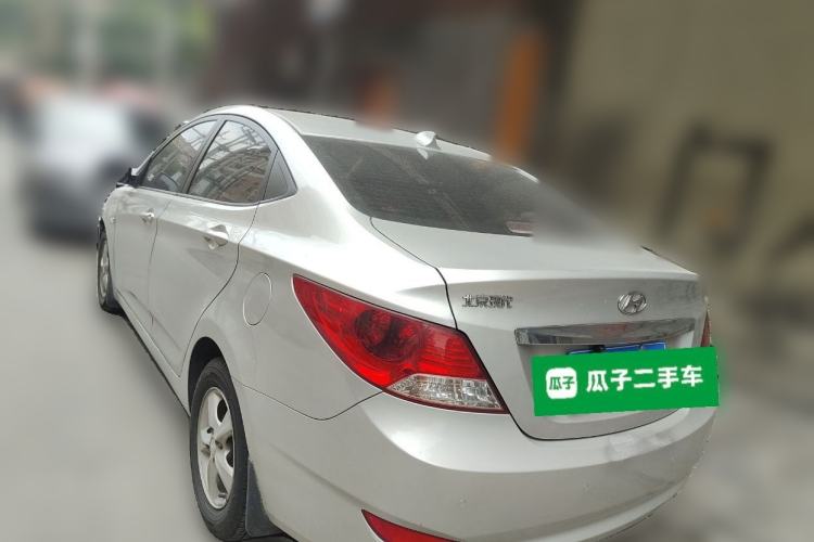 Used Hyundai Verna (older generation) 2010 Sedan 1.4L Automatic Fashionable GT Model Rear Left 45 Deg