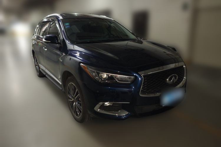Used Infiniti QX60 2018 2.5 S/C Hybrid Two-Wheel-Drive Champion Family Edition Front Right 45 Deg