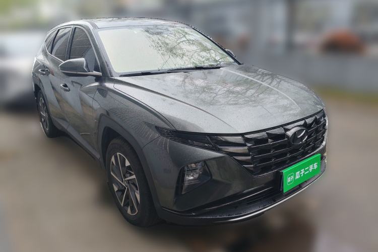 Used Hyundai Tucson 2021 Tucson L 1.5T DCT GLX Elite Edition Front Right 45 Deg