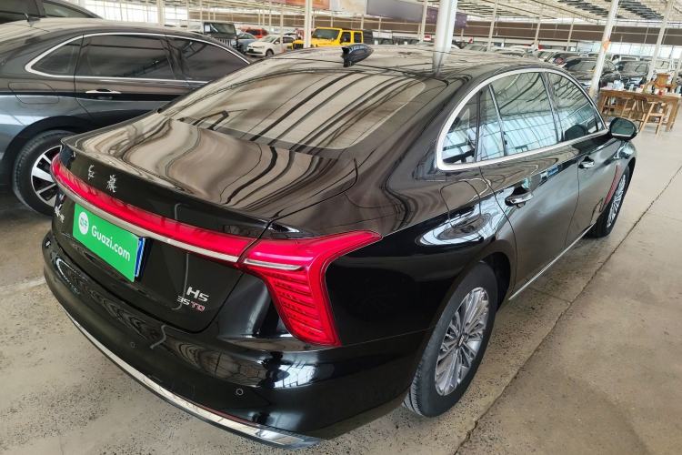 Used Hongqi H5 2024 1.5T DCT Smart Connect Flagship Edition Rear Right 45 Deg