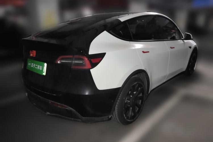 Used Tesla Model Y 2021 Standard Range Rear-Wheel Drive Version Rear Right 45 Deg