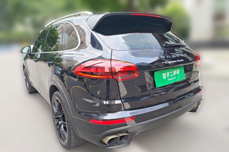 Used Porsche Cayenne 2015 Cayenne Turbo 4.8T Rear Left 45 Deg