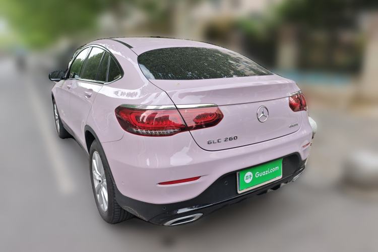 Used Mercedes-Benz GLC Coupe 2020 GLC 260 4MATIC Coupe SUV Rear Left 45 Deg