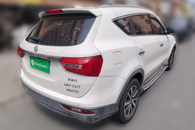 Used Dongfeng Fengon 580 2017 1.5T CVT Luxury Model Rear Right 45 Deg