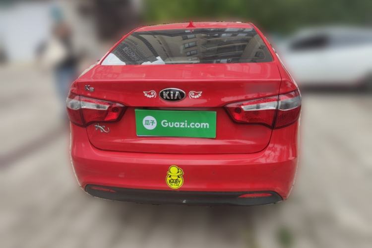 Used Kia K2 2012 Sedan 1.6L Automatic Transmission Premium Commemorative Edition Rear