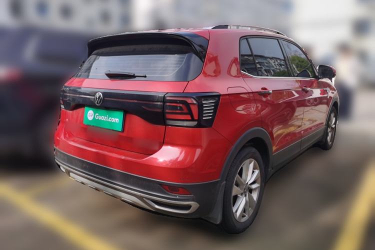 Used Volkswagen T-Cross 2021 280TSI DSG Comfort Edition Rear Right 45 Deg