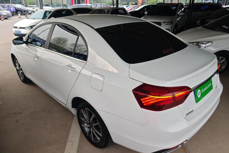 Used Geely Auto Emgrand 2019 Leading Edition 1.5L Manual Upgraded Connectivity Model China VI Standard Rear Left 45 Deg