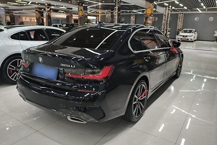 Used BMW 3 Series 2021 Second Facelift 320Li M Sport Package Rear Right 45 Deg