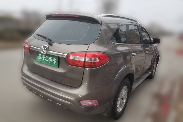 Used JMC Yusheng S350 2014 2.4T Automatic 2WD Diesel Luxury Version with Sunroof 7 Seats Rear Right 45 Deg