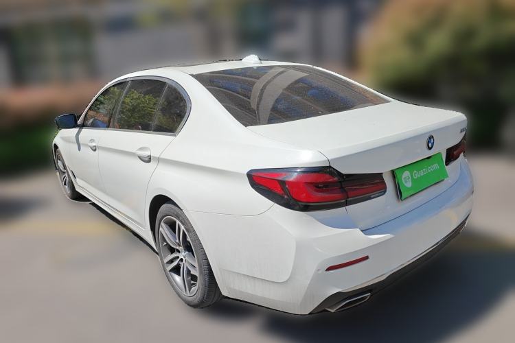 Used BMW 5 Series 2021 530Li Leading Luxury Package Rear Left 45 Deg