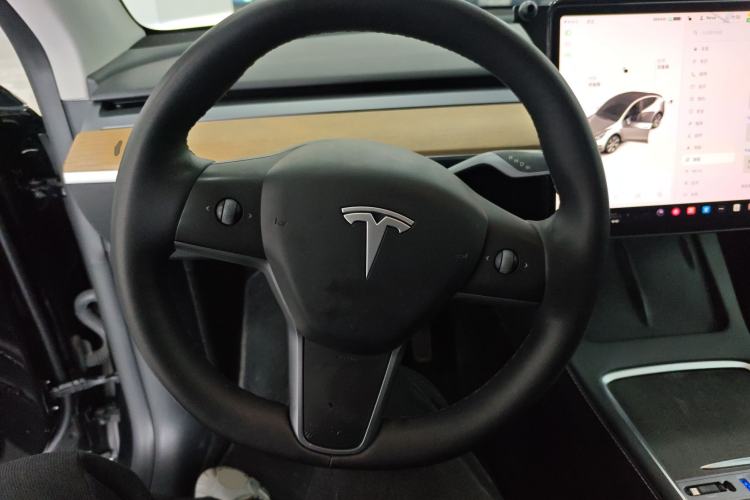 Used Tesla Model Y 2021 Standard Range Rear-Wheel Drive Version Steering Wheel
