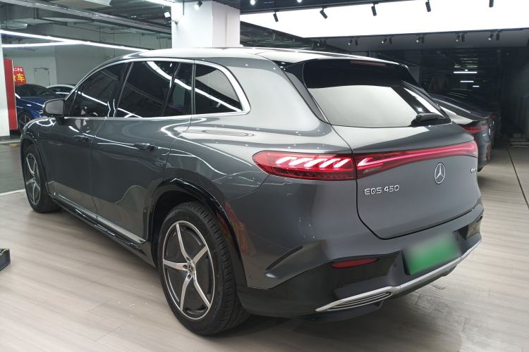 Used Mercedes-Benz EQS SUV 2023 450 4MATIC Pioneer Edition Rear Left 45 Deg