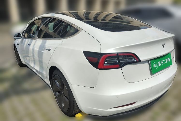 Used Tesla Model 3 2019 Long-Range All-Wheel-Drive Version Rear Left 45 Deg