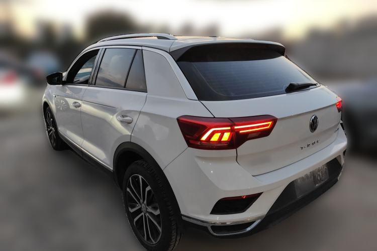 Used Volkswagen T-ROC 2019 280TSI DSG Two-Wheel-Drive Luxury Model China VI Standard Rear Left 45 Deg