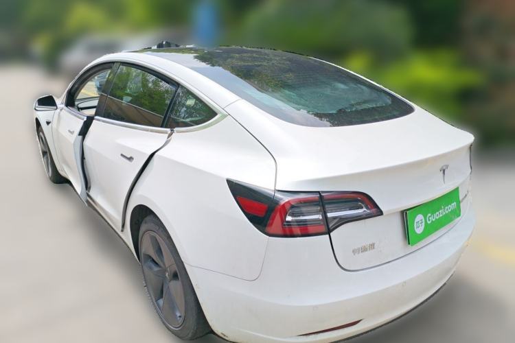 Used Tesla Model 3 2019 Standard Range Rear-Drive Upgraded Version Rear Left 45 Deg
