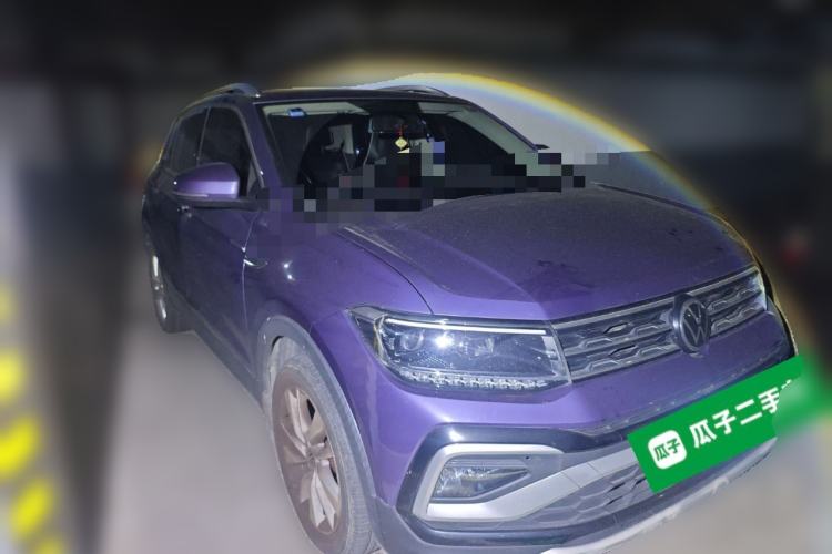 Used Volkswagen T-Cross 2020 1.5L Automatic Comfort Edition Front Right 45 Deg