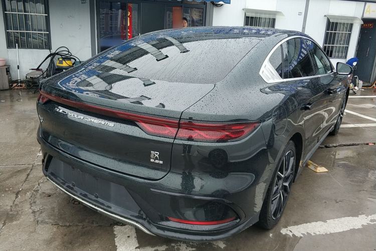 Used BYD Han 2022 EV Genesis Edition 610KM All-Wheel Drive Premium Model Rear Right 45 Deg