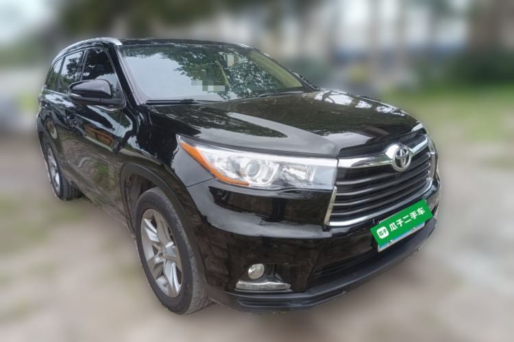 Used Toyota Highlander 2017 2.0T Four-Wheel Drive Luxury Edition 7 Seats Front Right 45 Deg
