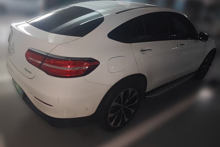 Used Mercedes-Benz GLC Coupe 2017 GLC 300 4MATIC Coupe SUV Rear Right 45 Deg