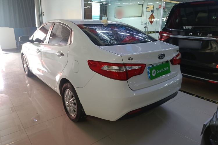 Used Kia K2 2012 Sedan 1.4L Automatic GLS Commemorative Edition Rear Left 45 Deg