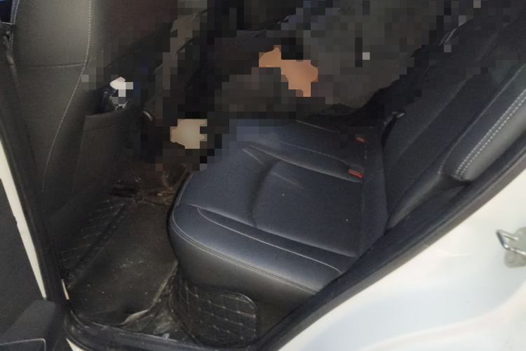 Used NETA V 2021 Long-Range Entertainment Edition Upgrade Model Left Rear Seat