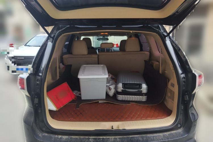 Used Toyota Highlander 2015 2.0T Four-Wheel Drive Elite Edition 7-Seater Trunk