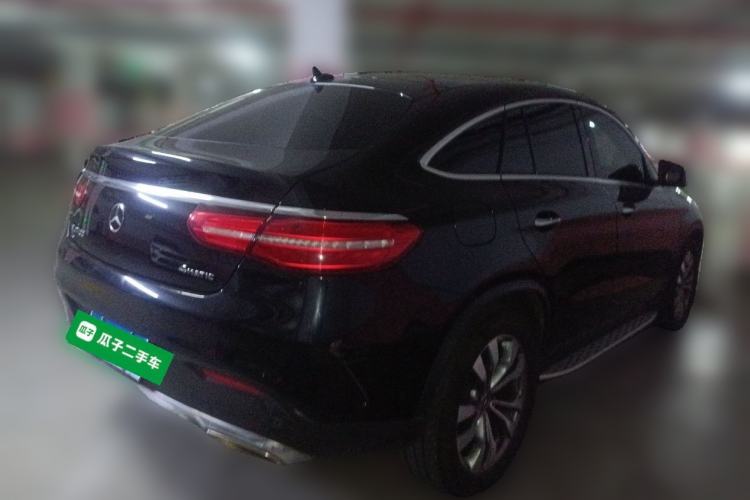 Used Mercedes-Benz GLE Coupe 2017 GLE 400 4MATIC Coupe SUV Rear Right 45 Deg