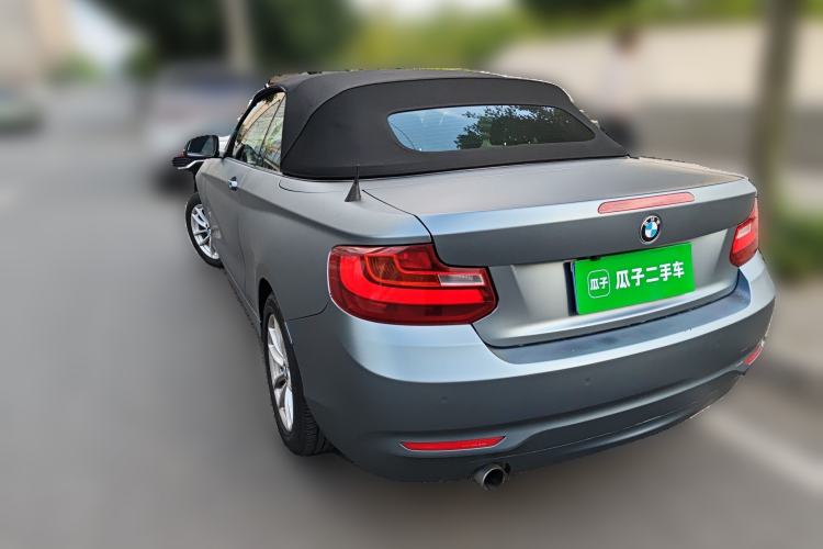 Used BMW 2 Series 2015 218i Convertible Coupe Rear Left 45 Deg