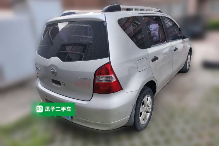 Used Nissan Livina 2010 Jingyue Edition 1.6L Manual All-Around Model Rear Right 45 Deg