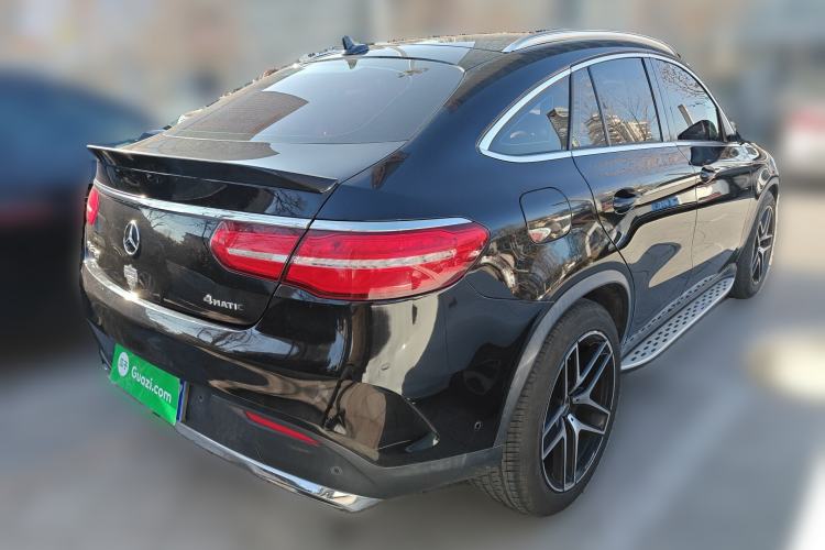 Used Mercedes-Benz GLE Coupe 2017 GLE 320 4MATIC Coupe SUV Rear Right 45 Deg