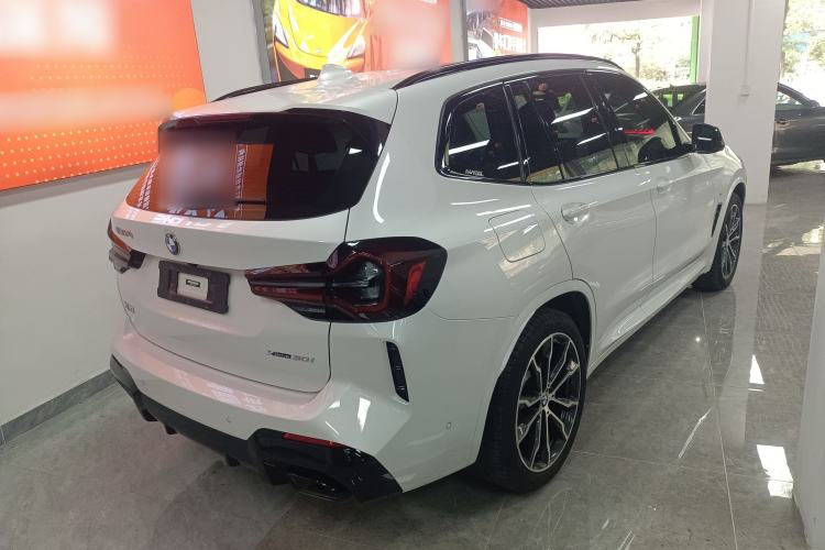 Used BMW X3 2022 Second Facelift xDrive30i Leading Edition M Night Sky Package Rear Right 45 Deg