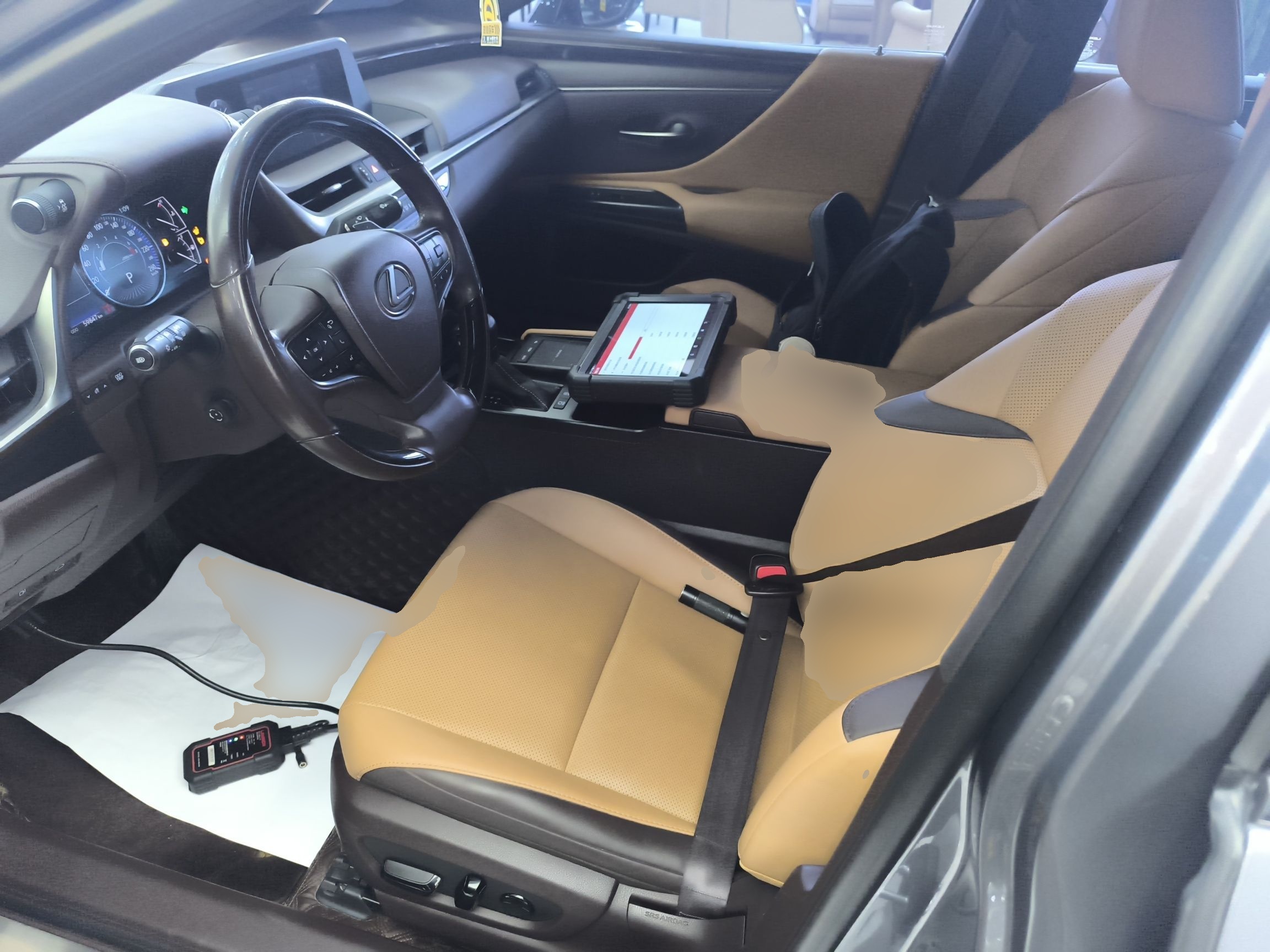 Переднее сиденье в автомобиле