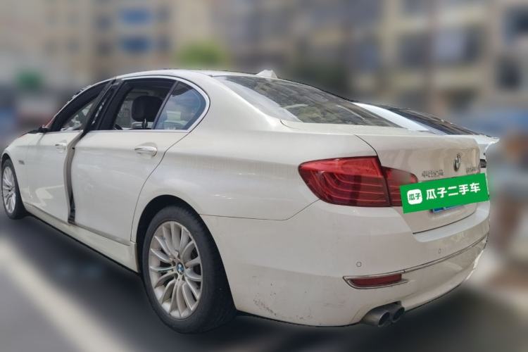 Used BMW 5 Series 2014 525Li Luxury Design Package Rear Left 45 Deg