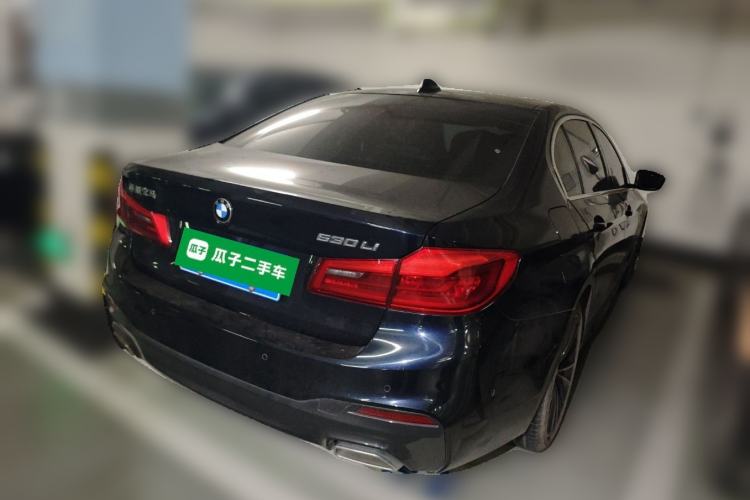 Used BMW 5 Series 2020 530Li Leading Model M Sport Package Rear Right 45 Deg