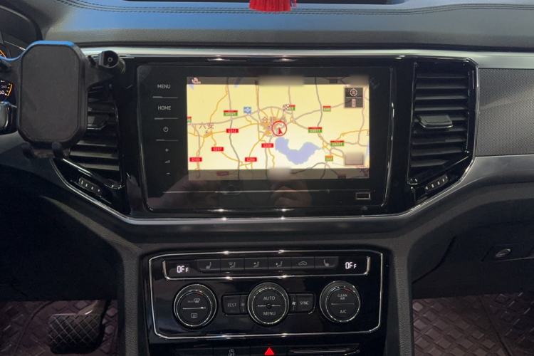 Used Volkswagen Teramont 2020 Revised Version 330TSI Two-Wheel Drive Luxury Edition Audio And AC Panel