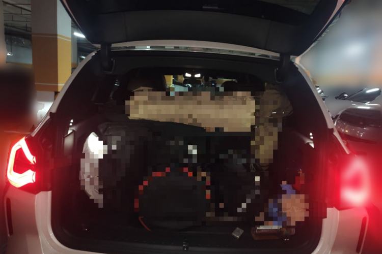 Used BMW X3 2022 Second Facelift xDrive30i Luxury Edition M Night Sky Package Trunk