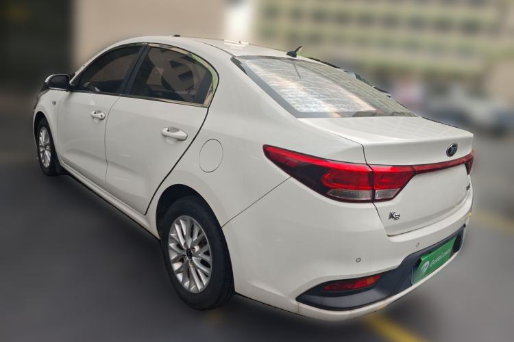 Used Kia K2 2017 Sedan 1.4L Manual Transmission GLS Rear Left 45 Deg