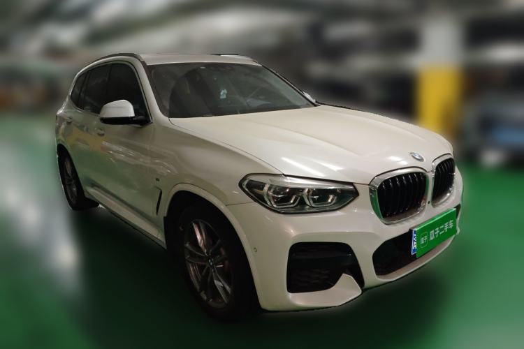 Used BMW X3 2020 xDrive25i M Sport Package Front Right 45 Deg