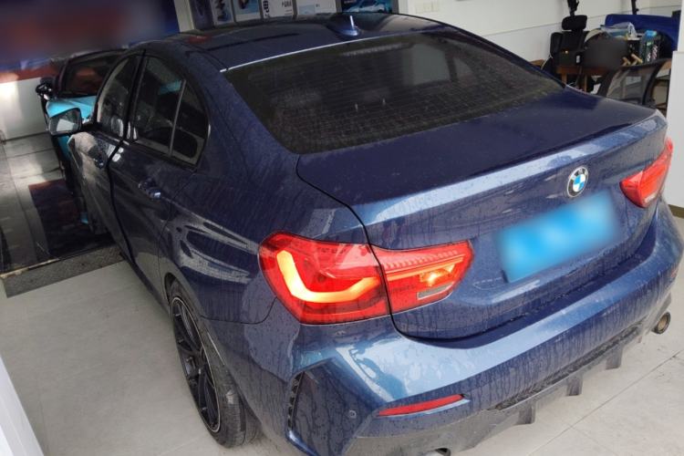 Used BMW 1 Series 2021 125i M Sport Night Edition Rear Left 45 Deg