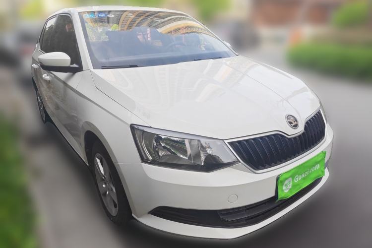 Used Skoda Fabia 2017 1.4L Automatic Car Enjoy Edition Front Right 45 Deg