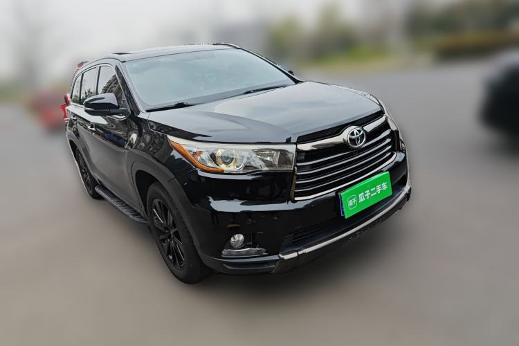 Used Toyota Highlander 2017 2.0T Four-Wheel Drive Black Edition Limited Model

