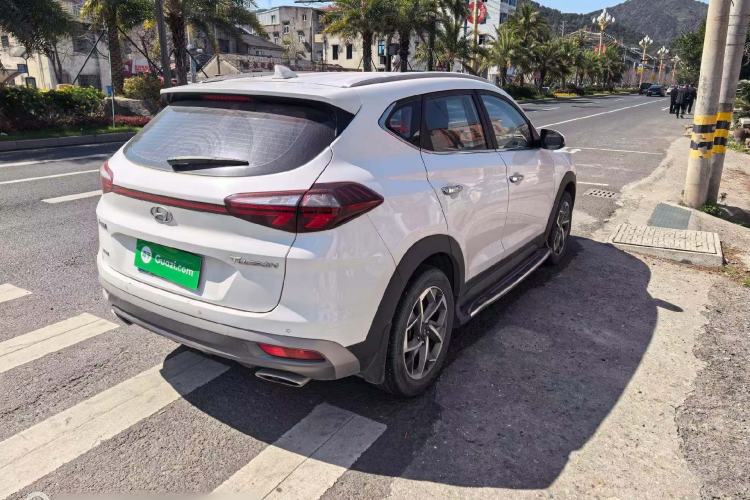 Used Hyundai Tucson 2019 280TGDi Dual-Clutch Two-Wheel Drive Smart Connect Version China VI Rear Right 45 Deg